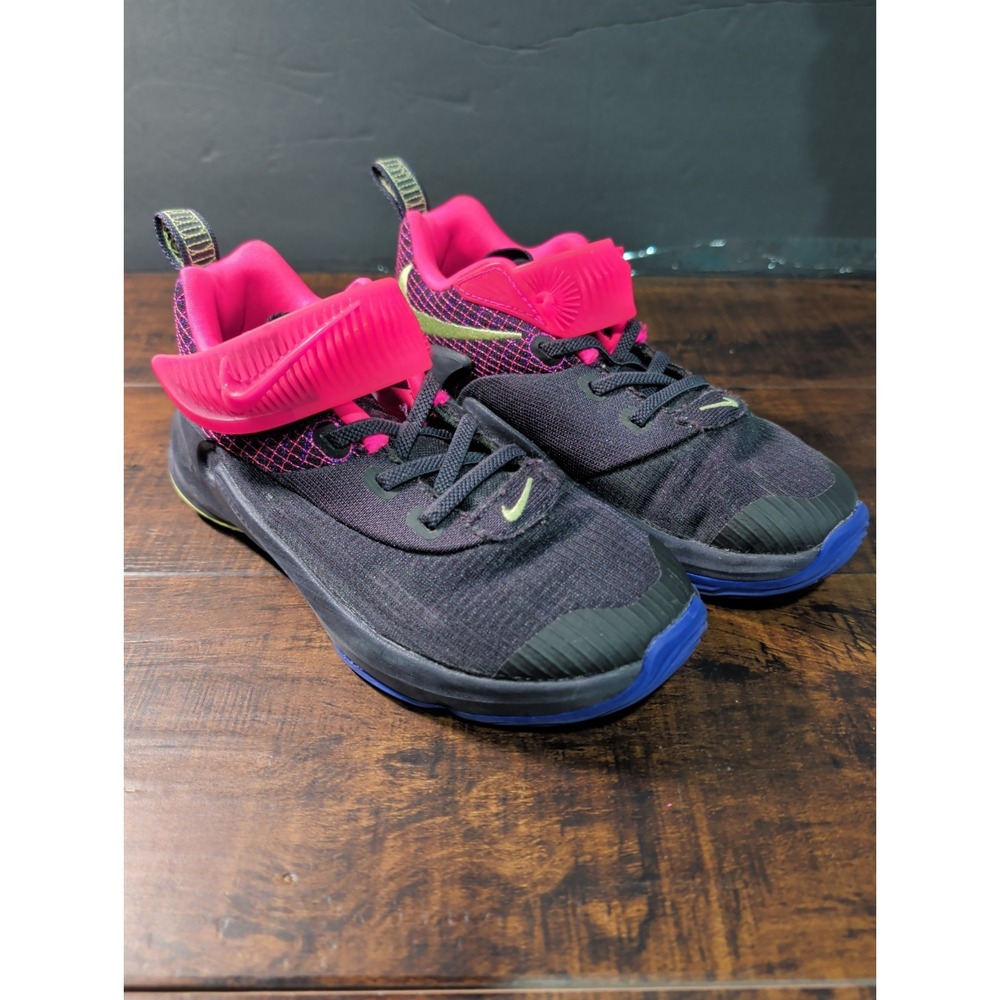 Nike‎ Zoom Freak 3 Sneakers Shoes Purple Pink Yellow Black Kids Girls Size 1.5
